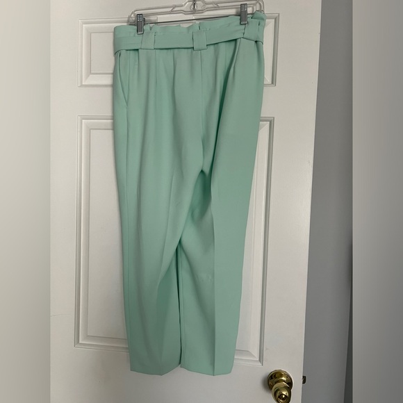 Mint green women’s ankle trousers from Express. Size 4 short - Picture 2 of 5